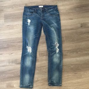 Free people size 27 boyfriend fit jeans